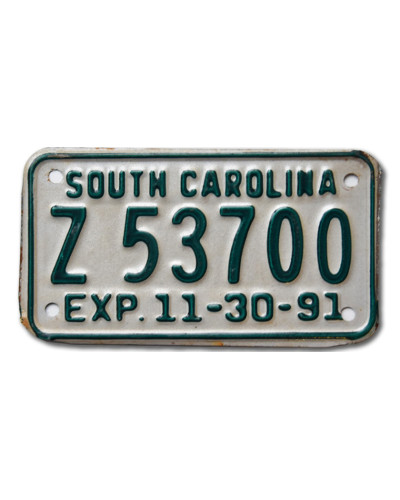 Moto americká ŠPZ South Carolina  Z53700