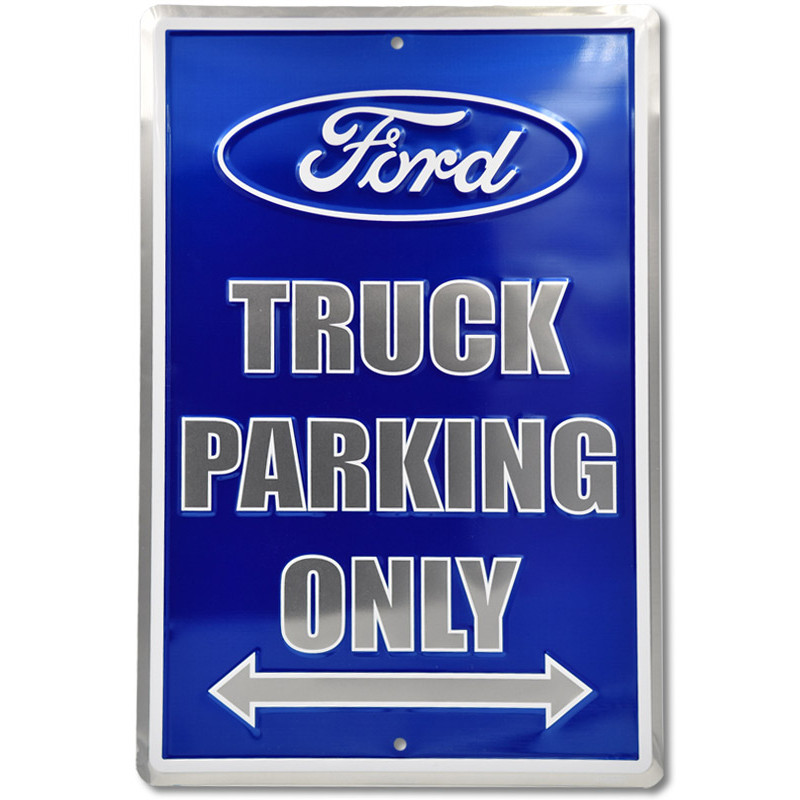 Plechová ceduľa Ford Truck Parking Only 45cm x 30 cm b