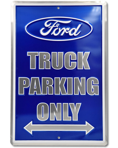Plechová ceduľa Ford Truck Parking Only 45cm x 30 cm b