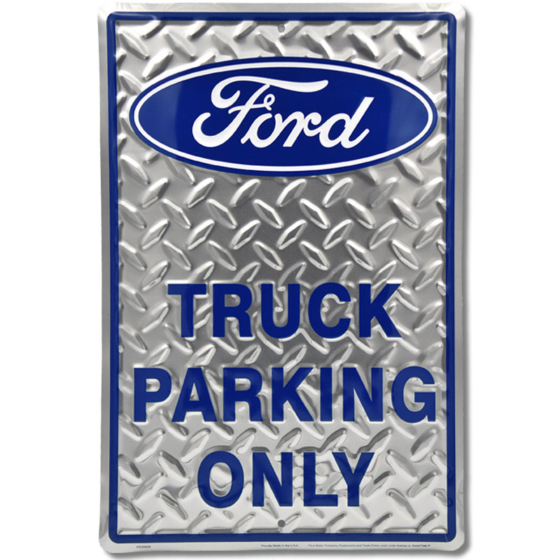 Plechová ceduľa Ford Truck Parking 30cm x 45 cm a