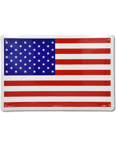 Plechová cedule vlajka USA 45cm x 30cm a