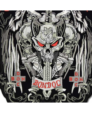 Moto nášivka Ride Or Die XXL na záda 33 cm x 30 cm b
