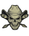 Moto nášivka Dead Cowboy Arrow XXL na záda 27 cm x 24 cm