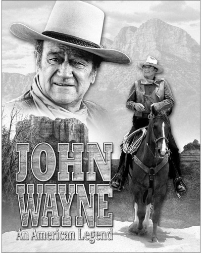 Plechová ceduľa John Wayne American Legend 40 cm x 32 cm