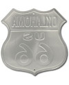 Plechová ceduľa Route 66 Oklahoma Shield 30cm x 30cm