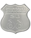 Plechová ceduľa Route 66 Missouri Shield 30 cm x 30 cm