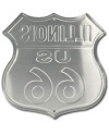 Plechová ceduľa Route 66 Illinois Shield 30cm x 30cm