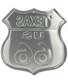 Plechová ceduľa Route 66 Texas Shield 30 cm x 30 cm