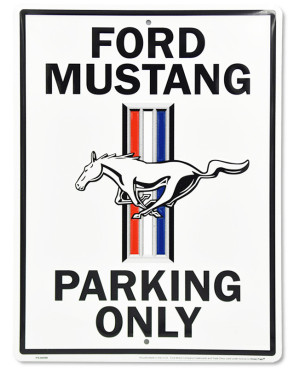 Plechová cedule Ford Mustang Parking 30 cm x 40 cm