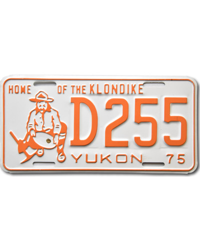 Kanadská ŠPZ Yukon 1975 The Klondike D255