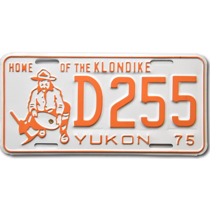 Kanadská ŠPZ Yukon 1975 The Klondike D255