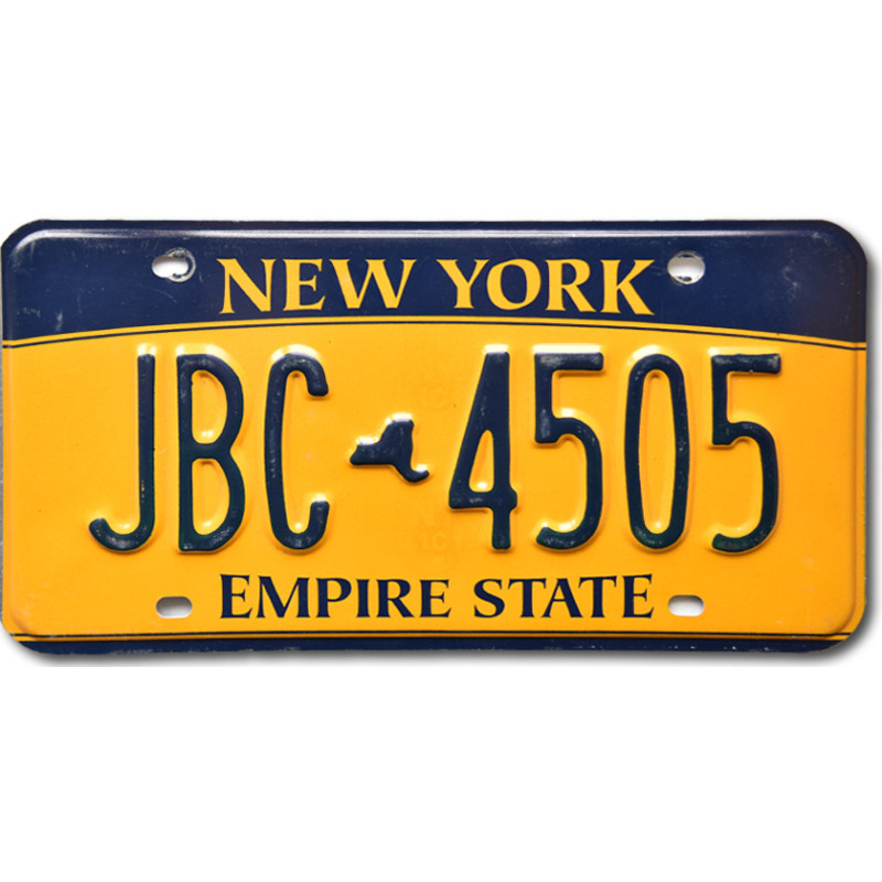 Americká ŠPZ New York JBC 4505