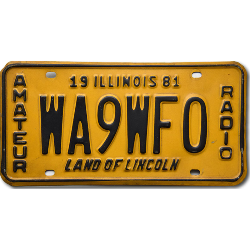 Americká SPZ Illinois Amateur Radio WA9WF0