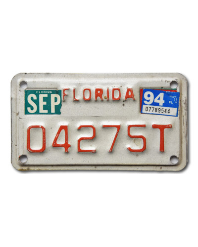 Moto americká ŠPZ Florida 04275T