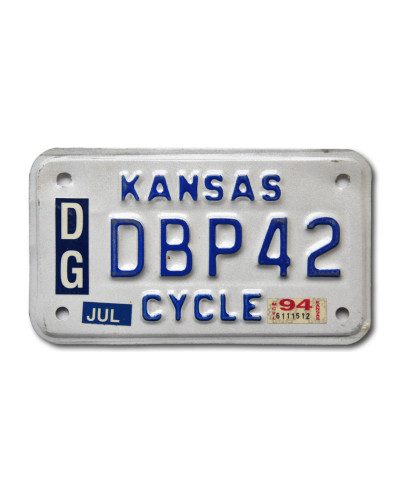 Moto americká ŠPZ Kansas DBP42