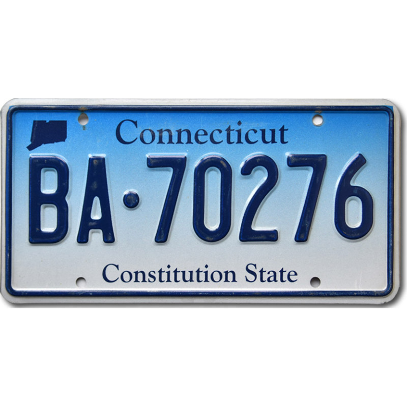 Americká ŠPZ Connecticut Constitution State BA-70276
