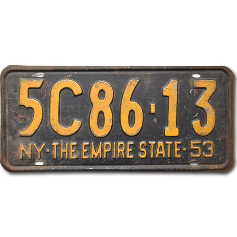 Americká SPZ New York 1953 Empire State 5C86-13