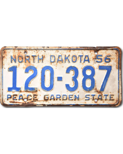 Americká ŠPZ North Dakota 1956 Peace Garden 120-387