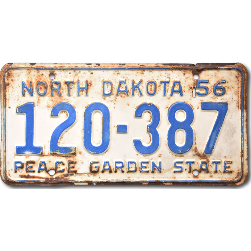 Americká ŠPZ North Dakota 1956 Peace Garden 120-387