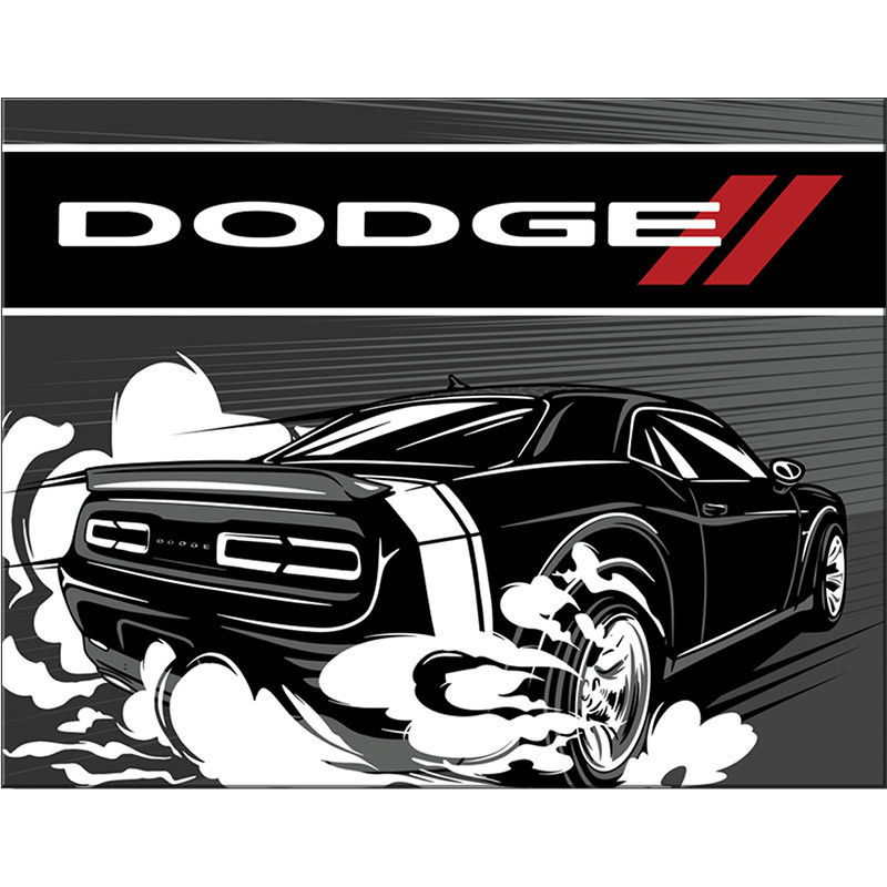 Plechová ceduľa Dodge Black Speed 32 cm x 40 cm