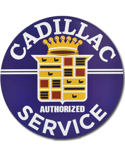 Plechová ceduľa Cadillac service 30 cm