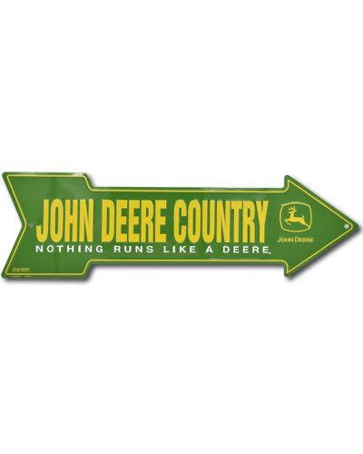 Plechová ceduľa John Deere Country arrow 15 cm x 50 cm