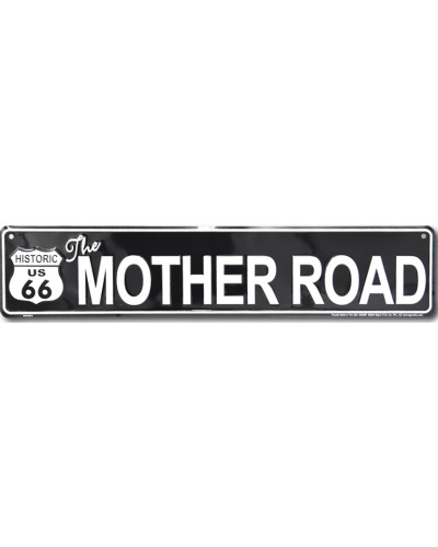 Plechová ceduľa The Mother Road 60 cm x 13 cm