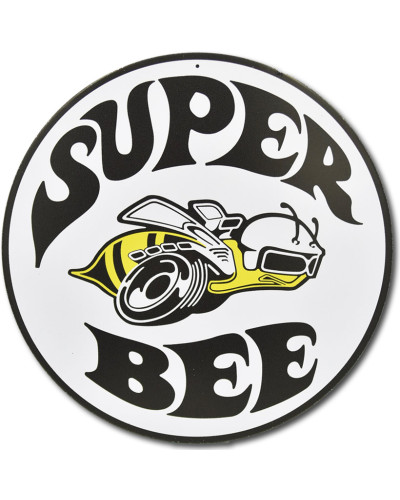 Plechová ceduľa Dodge Super Bee White 30 cm