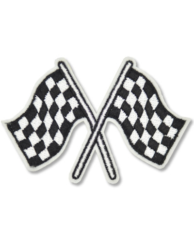 Moto nášivka checkers flags 7 cm x 5 cm