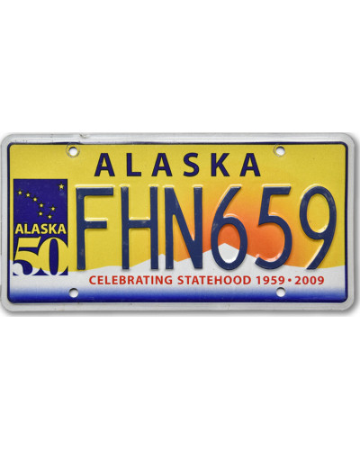 Americká SPZ Alaska 50 Statehood FHN659