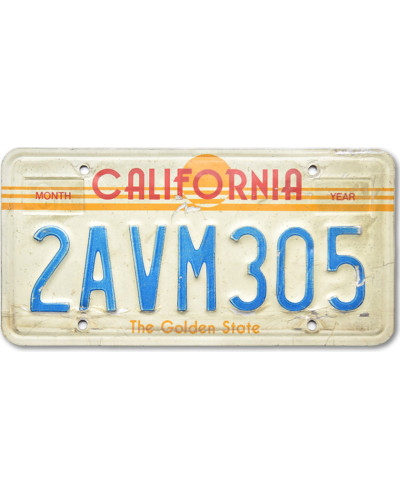 Americká ŠPZ California Sun 2AVM305
