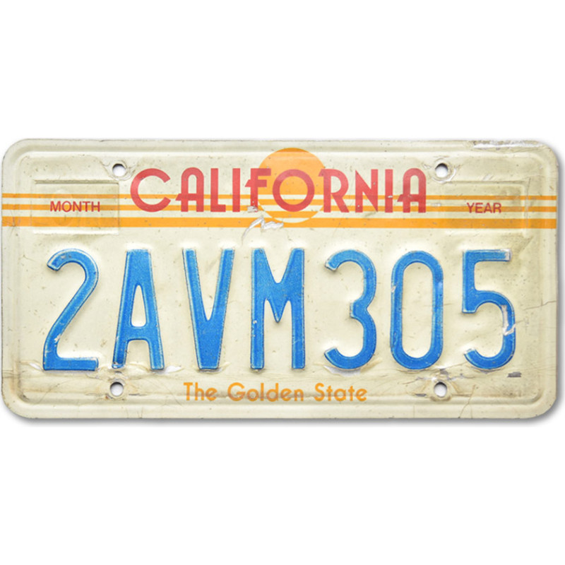Americká ŠPZ California Sun 2AVM305