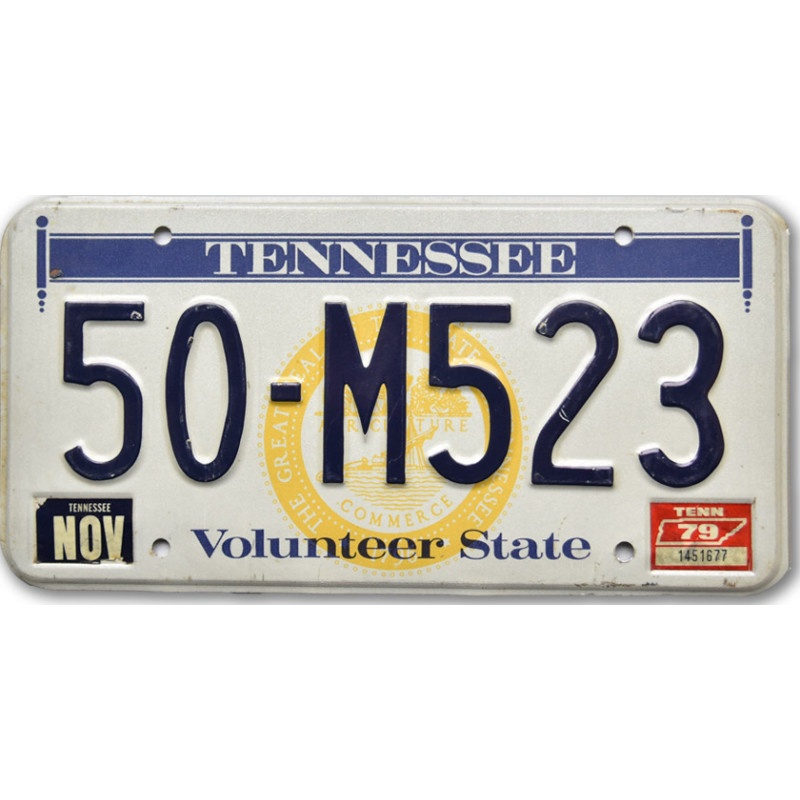 Americká ŠPZ Tennessee Volunteer State 50-M523