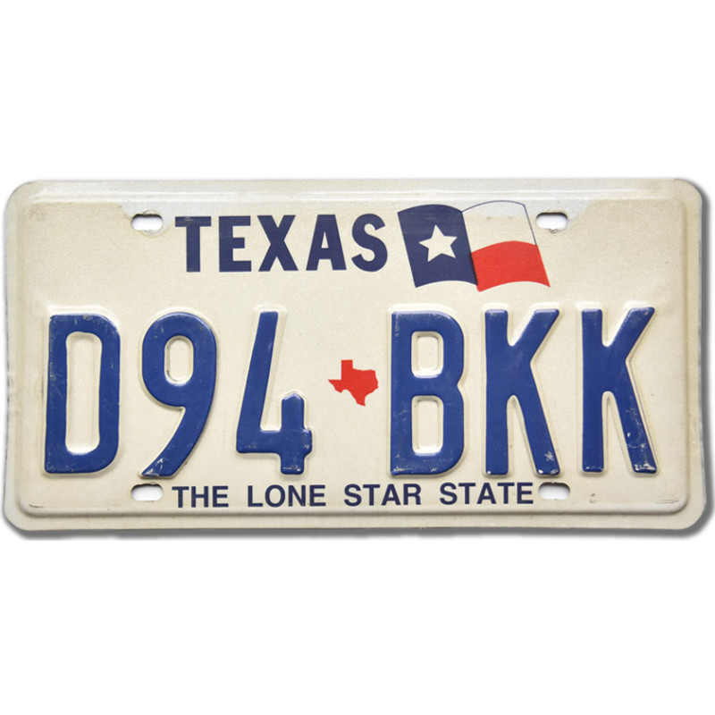 Americká ŠPZ Texas Flag The Lone Star D94-BKK