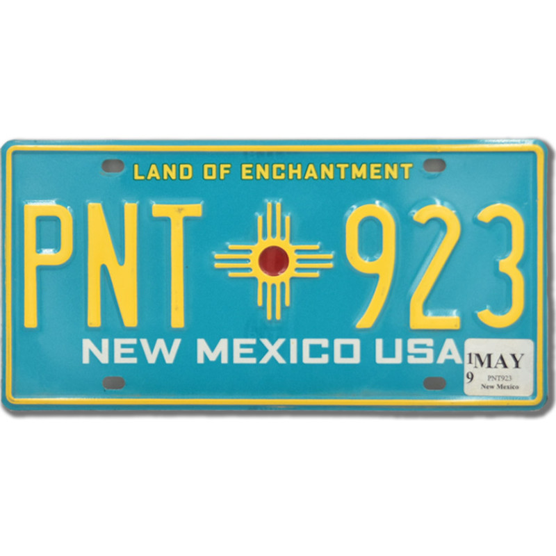 Americká ŠPZ New Mexico Blue PNT 923