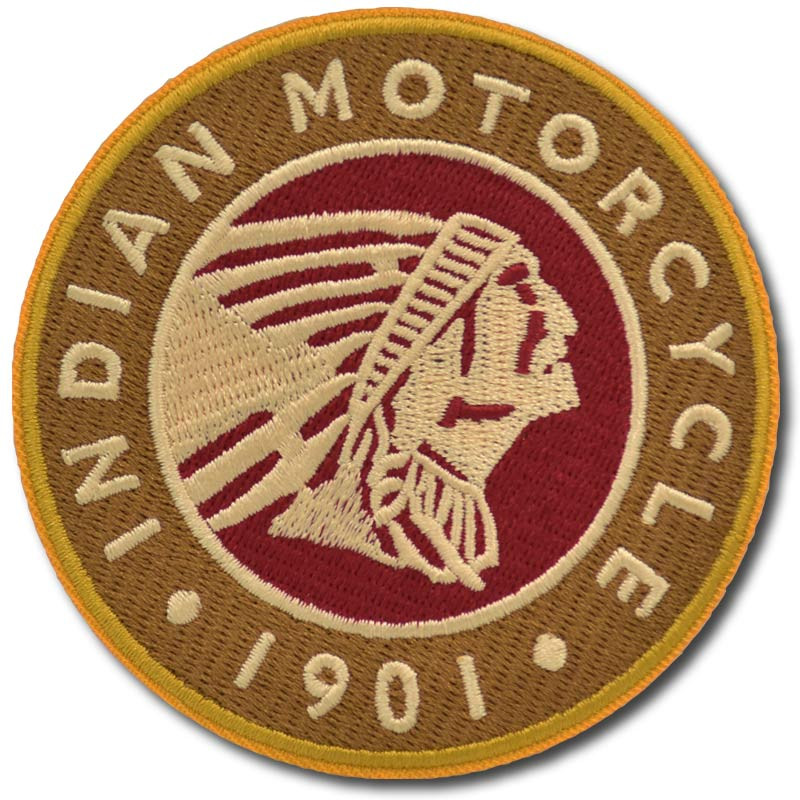 Moto nášivka Indian Motorcycle 1901 logo 9 cm