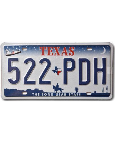Americká SPZ Texas 522-PDH