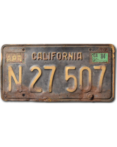 Americká SPZ California 1963 Black N 27 507