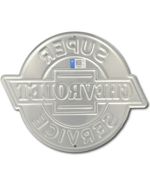 Plechová ceduľa Chevrolet 2 Super Service 30 cm