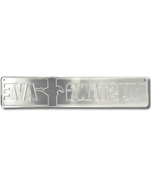 Plechová ceduľa Ford Mustang Avenue 60 cm x 13 cm
