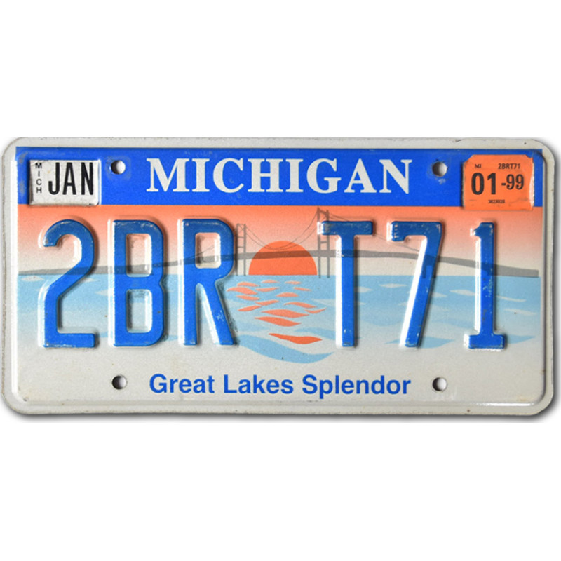 Americká SPZ Michigan Splendor 2BR T71