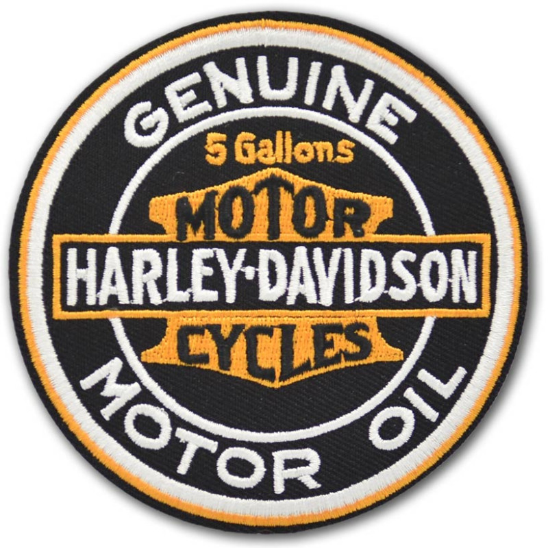 Moto nášivka Harley Davidson Motor Oil 9 cm