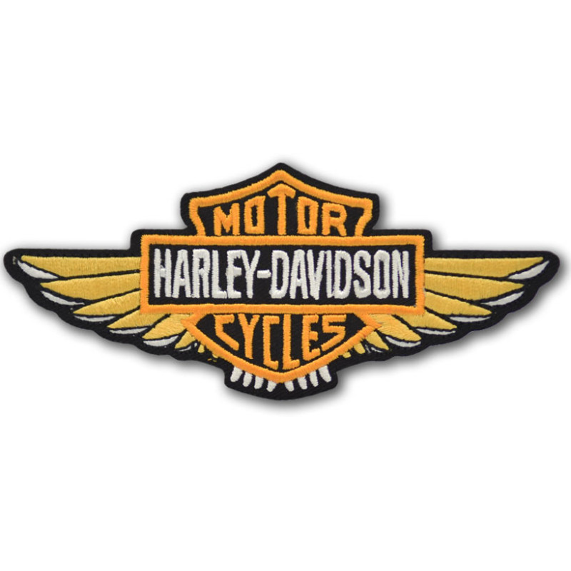 Moto nášivka Harley Davidson Wings 12 cm x 5 cm