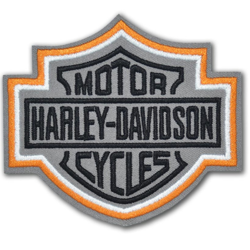 Moto nášivka Harley Davidson Logo reflexné 10 cm x 9 cm