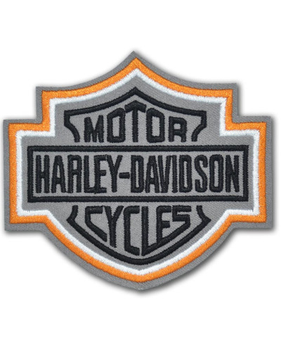 Moto nášivka Harley Davidson Logo reflexné 10 cm x 9 cm