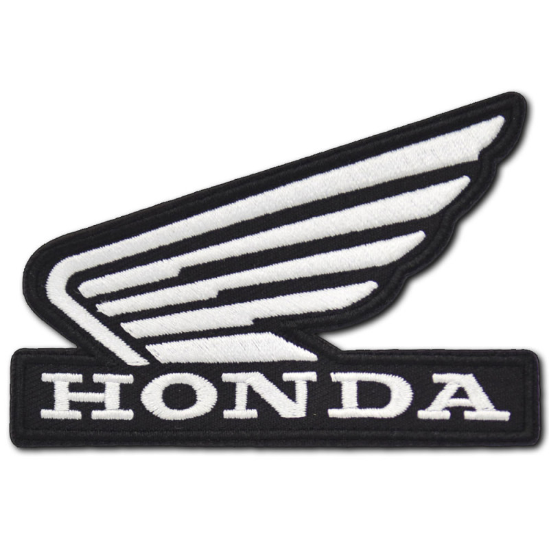 Moto nášivka Honda White Wing 9 cm x 6 cm