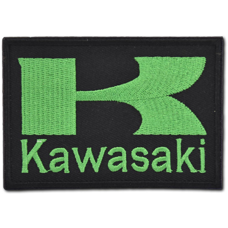 Moto nášivka Kawasaki Green 9 cm x 6 cm