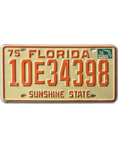 Americká ŠPZ Florida 1975 Sunshine State 110E34398