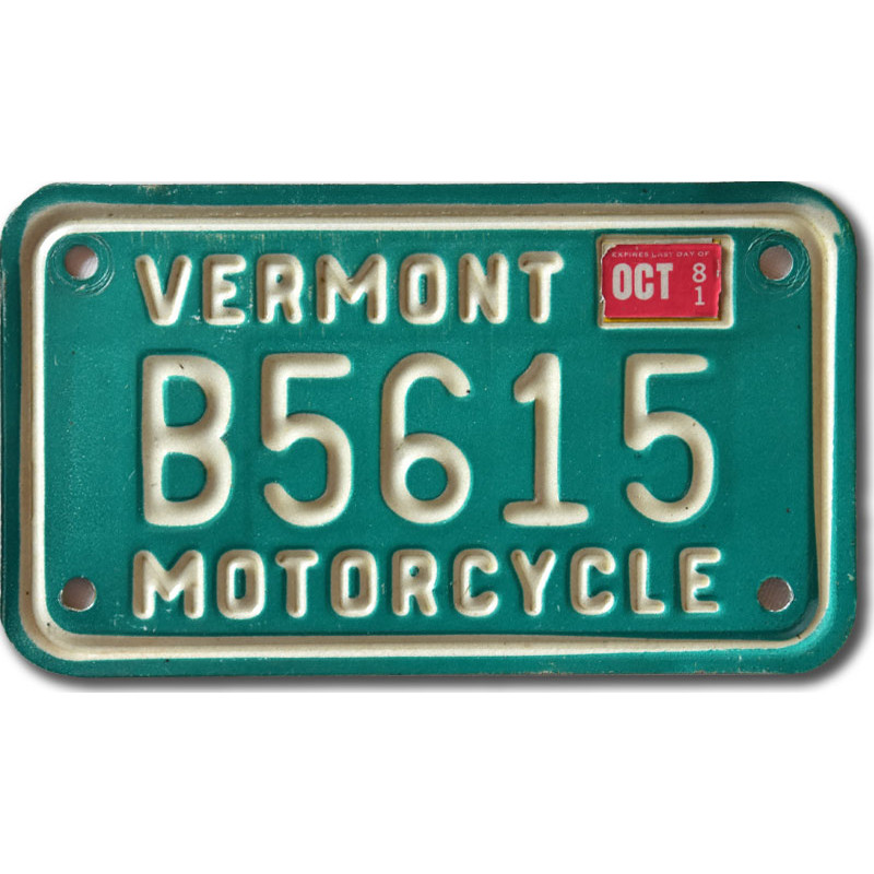 Moto americká SPZ Vermont B5615