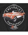 Pánske tričko Chevrolet Corvette C1 round čierne